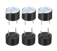 QUARKZMAN 6 Pcs Zumbador Activo DC 5V 9x5.5mm 5mm Paso Zumbador Eléctrico Alarma Piezo Pitido Sonido Continuo Para Circuitos De Computadora Física Alarma Seguridad Almacén Casa Tienda