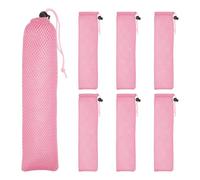 QUARKZMAN 6 Pezzi Borsa Portastoviglie Custodia Per Cannucce Borsa Portatile Per Posate Custodia Per Bacchette Borsa Per Utensili Per Casa Viaggio All'aperto Conservazione Forchetta