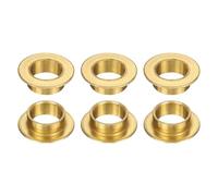 QUARKZMAN 6 Piezas Cojinetes De Manguito Con Brida, Diámetro Interior 10mm x Diámetro Exterior 12mm x Longitud 6mm, Casquillos Autolubricantes De Bronce Sinterizado