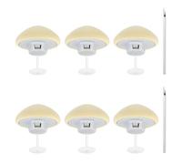 QUARKZMAN 6 Piezas De Clips para Edredón En Forma De Concha con Alfileres Sujetadores Suaves para Evitar Que Se Mueva En Edredones Mantas Cojines Y Cortinas Color Amarillo Claro