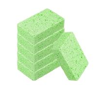 QUARKZMAN 6 Piezas De Esponjas Estropajos 2.8" x 4.3" x 1.2" Verde