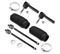 QUARKZMAN 6 Piezas de Extremos de Barra de Acoplamiento Interna Externa con Bota para Dodge Grand Caravan 2001-2004 para Chrysler Town & Country Voyager