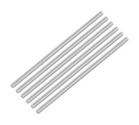 QUARKZMAN 6 Piezas de Varilla Roscada Completa, M4 x 110mm, Varilla Roscada Acero Inoxidable 304, Rosca a la Derecha, Pernos de Barra M4-0.7 para Ensamblaje de Muebles y Maquinaria