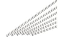 QUARKZMAN 6 Piezas de Varillas Redondas de Acero Inoxidable 304, 3mm X 300mm para Varios Ejes de Bricolaje, Modelos de Coches, Aviones y BaRCos