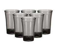 QUARKZMAN 6 Piezas de Vasos de Chupito 1.2 Oz Vasos de Chupito de Poliestireno Vasos de Chupito Ombre Multicolor para Cócteles Vasos de Chupito Redondos para Licores Y Espirituosos, Negro
