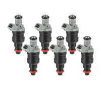 QUARKZMAN 6 Piezas Inyectores De Combustible De Flujo Emparejado Reemplazo De Disco 1 Orificio No.53030778 Para Jeep Wrangler 1997-2002 para Jeep Cherokee 1996-2000 para Jeep Tj 1997-2002