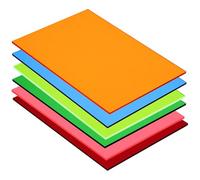 QUARKZMAN 6 Piezas Láminas de Acrílico PMMA Transparente Coloreado de 7 X 5", 6 Colores de Láminas Acrílicas para Proyectos de DIY, Arte, Manualidades, Corte Y Grabado Laser