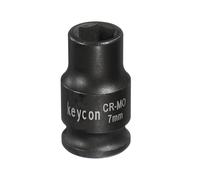 QUARKZMAN 6 Punti Bussola Di Impatto Bassa 1/4 Pollice Attacco 7mm Metrica Standard Bussola Acciaio Cr-Mo Albero Asso Dado Esagonale Bullone Bussole Per Riparazione Auto Macchina