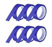 QUARKZMAN 6 Rollos Cinta De Pizarra Blanca Cinta Gráfica 30mm 50m Cinta Artística Delgada Cinta Adhesiva Cinta De Enmascarar Para Envolver Regalos Materiales Para Manualidades Azul
