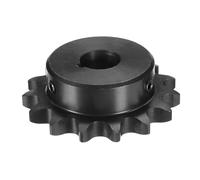 QUARKZMAN #60 diademaDe Cadena Tipo B Con Rodillos 1" Diámetro Interior 15 Dientes diademaDe Cadena De Una Hilera Acero Al Carbón Chavetero Con Tornillos De Fijación