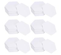 QUARKZMAN 600pcs papel para piecing hexagonal en quilting, plantillas English Paper Piecing 1 pulgada, suministros patchwork conpcs papel base para quilting, costura DIY y manualidades.