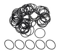 QUARKZMAN 60Pcs AS-023 Anillos Tóricos, Anillos Tóricos De Nitrilo 1-1/16" DI 1-3/16" DE 3/16" Ancho Para Sellado De Fontanería Máquinas Reparación Automotriz, Ensamblaje De Tapón