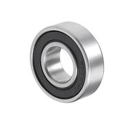 QUARKZMAN 6202-16-2RS Profundo Ranura Bola Rodamiento x 1uds Cromo Acero Doble Sellado para Mecánico Equipo, [ID 16mm x OD 35mm x T 11mm]