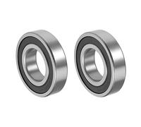 QUARKZMAN 6207-2RS 35x72x17mm Bolas Rodamientos x 2uds Carbono Acero para Máquinas y Herramientas, [Doble Sellado]