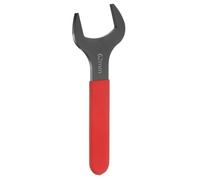 QUARKZMAN 62mm Llave Universal de Boca Fija Simple, 15 Grados Ángulo Llave Métrica Plana U Cabeza Mango Rojo Acero Carbono para Reparación Automotriz Muebles Ensamblaje Construcción Hogar