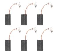 QUARKZMAN 6pcs Escobillas de Carbón Kit, 19x6x9mm Cepillo de Carbono para Motor Carbon Brushes Repuesto para Reparación Herramienta Eléctrica Taladros Percutores Sierras Crculares