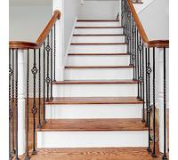 QUARKZMAN 6pcs Pegatinas Autoadhesivas para Escaleras Impermeable Blanco