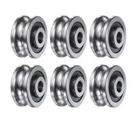 QUARKZMAN 6Pcs SG20 Rodamiento de Guía 6 mm Id x 24 mm Od x 12 mm Plateado