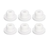 QUARKZMAN 6pcs Tapón de Silicona, Tapones Pata Botones de Silicona Tapa de Botón de Goma Sellador de Silicona Reutilizable para Orificio de 14mm/0.55",Blanco