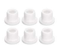QUARKZMAN 6pcs Tapón de Silicona, Tapones Pata Botones de Silicona Tapa de Botón de Goma Sellador de Silicona Reutilizable para Orificio de 11-12mm/0.43-0.47",Blanco