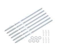 QUARKZMAN 6uds Soportes Flotantes Soportes Metales Soportes Ocultos Soportes 8 x 200mm (0,3 x 7,9 Pulgadas) Soportes Invisibles Soportes con Tornillos para Estantes Flotantes Madera