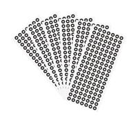 QUARKZMAN 700 Pcs de Marcadores de Escáner 3D de 2mm para Escáner 3D, Puntos de Referencia de Marcadores de Puntos de Seguimiento 3D, Objetivo 3D, Marcadores de Reflexión Difusa