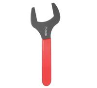 QUARKZMAN 75mm Llave Universal de Boca Fija Simple, 15 Grados Ángulo Llave Métrica Plana U Cabeza Mango Rojo Acero Carbono para Reparación Automotriz Muebles Ensamblaje Construcción Hogar