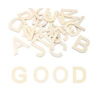 QUARKZMAN 78 Pcs Letras De Madera 3.93"/10CM Letras De Madera Para Manualidades Letras Sin Acabar Para Decoración Del Hogar DIY Decoración De Pared Aprendizaje De Ortografía