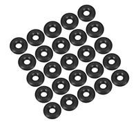 QUARKZMAN 7mm x 3mm x 2mm Nitrilo Goma Juntas Tóricas x 50uds Redondo Junta Arandela para Grifo Plomería Reparación Sellado Conexión [Negro]