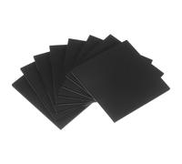 QUARKZMAN 8 Hojas Almohadillas de Goma Adhesivas 1/4" Grosor x 6" Largo Cuadradas de Espuma de Neopreno Autoadhesiva Antideslizantes y Antivibración Antideslizantes y Antirruido