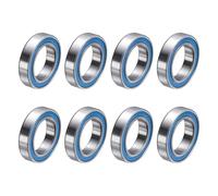 QUARKZMAN 8 Pcs 6804-2RS Rodamiento Micro De Ranura Profunda, 20x32x7mm Doble Sello De Goma Pequeños Rodamientos De Acero Cromado (ABEC5, Z4 Bajo Ruido)