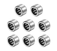 QUARKZMAN 8 Pcs Rodamientos De Agujas SCE55 5/16" Diámetro Interior 1/2" Diámetro Exterior 5/16" Ancho Extremo Abierto Rodamientos De Acero Cromado Endurecido