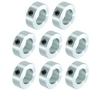 QUARKZMAN 8 Pezzi Set Di Collari Con Vite 1-3/16" Foro Acciaio Al Carbonio Collari Albero 2" Diametro Esterno 11/16" Larghezza Collare Blocco Asse Morsetto Per Guida Albero Lineare