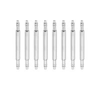 QUARKZMAN 8 Piezas De Barra De Muelle para Reloj De 13 Mm 1.5 Mm De Grosor Alfileres De Banda Doble Fleco Alfiler De Acero Inoxidable De Repuesto para Enlace De Banda De Reloj