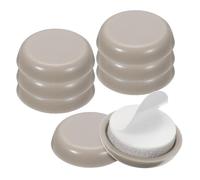 QUARKZMAN 8 Piezas De Deslizadores para Muebles De 1 Pulgada Redondos Autoadhesivos para Mover Muebles En Pisos De Madera Mesa Sofá Armario Color Caqui