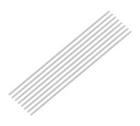 QUARKZMAN 8 Piezas de Varilla Roscada Completa, M3 x 250mm, Varilla Roscada Acero Inoxidable 304, Rosca a la Derecha, Pernos de Barra M3-0.5 para Ensamblaje de Muebles y Maquinaria