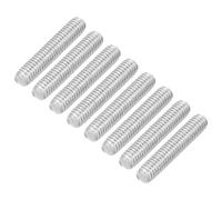 QUARKZMAN 8 Piezas de Varilla Roscada Completa, M4 x 20mm, Varilla Roscada Acero Inoxidable 304, Rosca a la Derecha, Pernos de Barra M4-0.7 para Ensamblaje de Muebles y Maquinaria