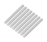 QUARKZMAN 8 Piezas de Varilla Roscada Completa, M4 x 45mm, Varilla Roscada Acero Inoxidable 304, Varillas Roscadas Derecha con Paso de Rosca M4-0.7 para Montaje de Muebles y Maquinaria
