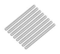 QUARKZMAN 8 Piezas de Varilla Roscada Completa, M4 x 55mm, Varilla Roscada Acero Inoxidable 304, Rosca de Mano Derecha, Varillas de Barra M4-0.7 para Montaje de Muebles y Maquinaria
