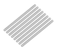 QUARKZMAN 8 Piezas de Varilla Roscada Completa, M4 x 75mm, Varilla Roscada Acero Inoxidable 304, Rosca a la Derecha, Pernos de Barra M4-0.7 para Ensamblaje de Muebles y Maquinaria