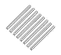 QUARKZMAN 8 Piezas de Varilla Roscada Completa, M5 x 60mm, Acero Inoxidable 304, Rosca a la Derecha, Pernos de Barra M5-0.8 para Ensamblaje de Muebles y Maquinaria