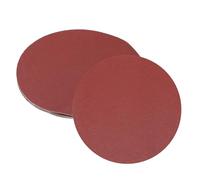 QUARKZMAN 8 Piezas Discos Lijado PSA 250 Mm, Lija Óxido Aluminio Autoadhesiva 80 Granos, Papeles Lijado Redondos Sin Agujero Para Uso En Seco/Húmedo, Para Pintura Auto, Metal