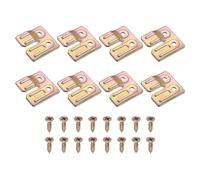 QUARKZMAN 8 Piezas Niveladores De Hojas De Mesa es, Hebilla Horizontal De Hardware para Nivelación De Hojas De Mesa Metálicas, Conector Universal Grueso con Tornillos