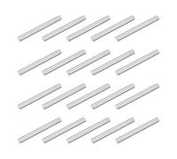 QUARKZMAN 80 Piezas Pasador Cilíndrico M3 x 30mm Acero Inoxidable 304, Pasador De Soporte Para Estantes Paralelo Para Fabricación Mecánica, Industria, Instalación De Muebles, Color Plata