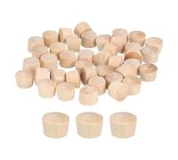 QUARKZMAN 80pcs Tapón de Madera, 11mm Tapones de Madera para Sellar Nudos Tapones de Agujero de Madera en Forma de Seta para Cocina Gabinete Muebles Estantería Estantes, 9.5x8mm(ID *Al.)