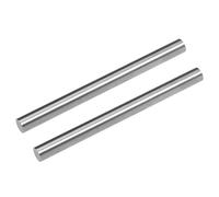 QUARKZMAN 8mm x 100mm Redondas Varillas x 2uds HSS (Alta Velocidad Acero) Barra Material para Industria Torno Engranaje Eje Agujas Buriladores