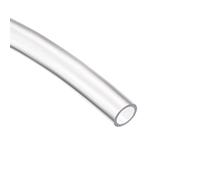 QUARKZMAN 8mm x 10mm 6.6 Pies Transparente Vinilo Tubo x 1uds Plástico Flexible Manguera Tubo para Industrial Agricultural Ingeniería, [PVC]