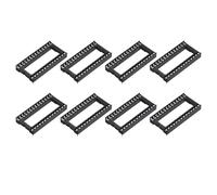 QUARKZMAN 8Pcs Adaptador De Zócalo De Chip IC DIP Kit De Variedad De 28 Pines 2.54mm/0.1" Paso 15.24mm Distancia Entre Filas Para Proyectos De Placa De Pruebas, Diseño De Placa PCB