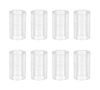 QUARKZMAN 8Pcs Conector Transparente, 14mm DI Adaptador Recto De Tubería PC Acoplador Conector Para Sistemas De Refrigeración Líquida De Computadora PC