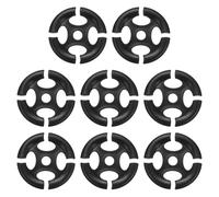 QUARKZMAN 8Pcs Cubierta De Reclinable Hebilla Antideslizante, 74 X 74mm Hebilla Ajustable para Cojín De Sofá Cubiertas De Cojín De Asiento De Auto Sofá, Redondo, Negro